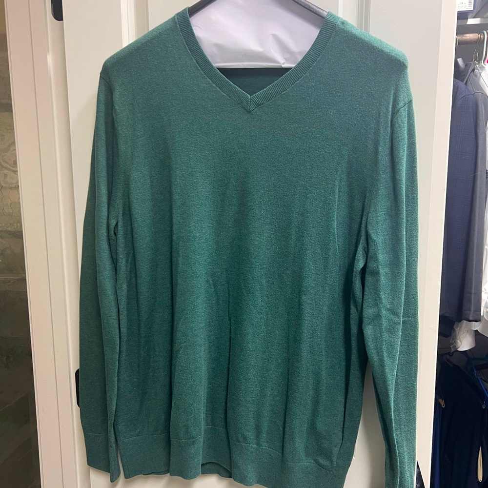Men’s Banana Republic sweater green XL